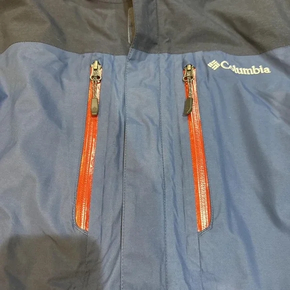 Columbia Jacket Mens Medium Omni-Tech Omni-Heat Interchange Waterproof Hooded - Picture 5 of 11